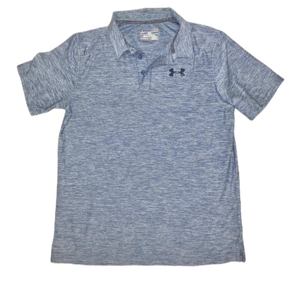 Unde Armour Heat gear Loose Polo Juniors Blue YLG